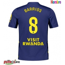 Camiseta Atletico Madrid Pablo Barrios #8 Visitante Equipación 2025-26 manga corta